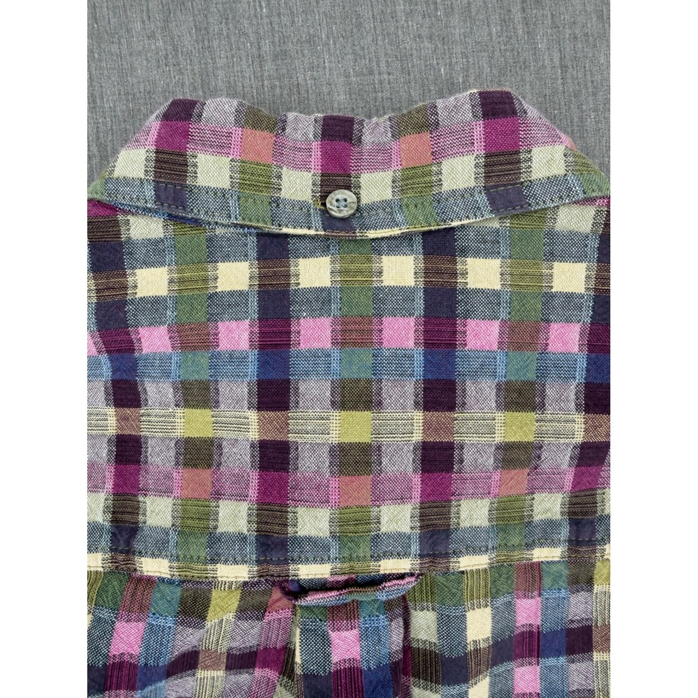 The Territory Ahead Mens Plaid Button Down Shirt Multi Color Cotton Size M - Picture 6 of 7